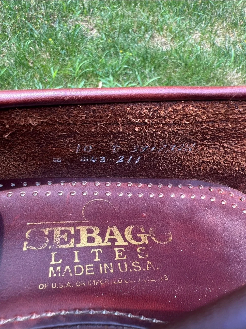 Men's 10 Brown Sewn Leather Penny Loafers Lasting Quality Materials Made in USA